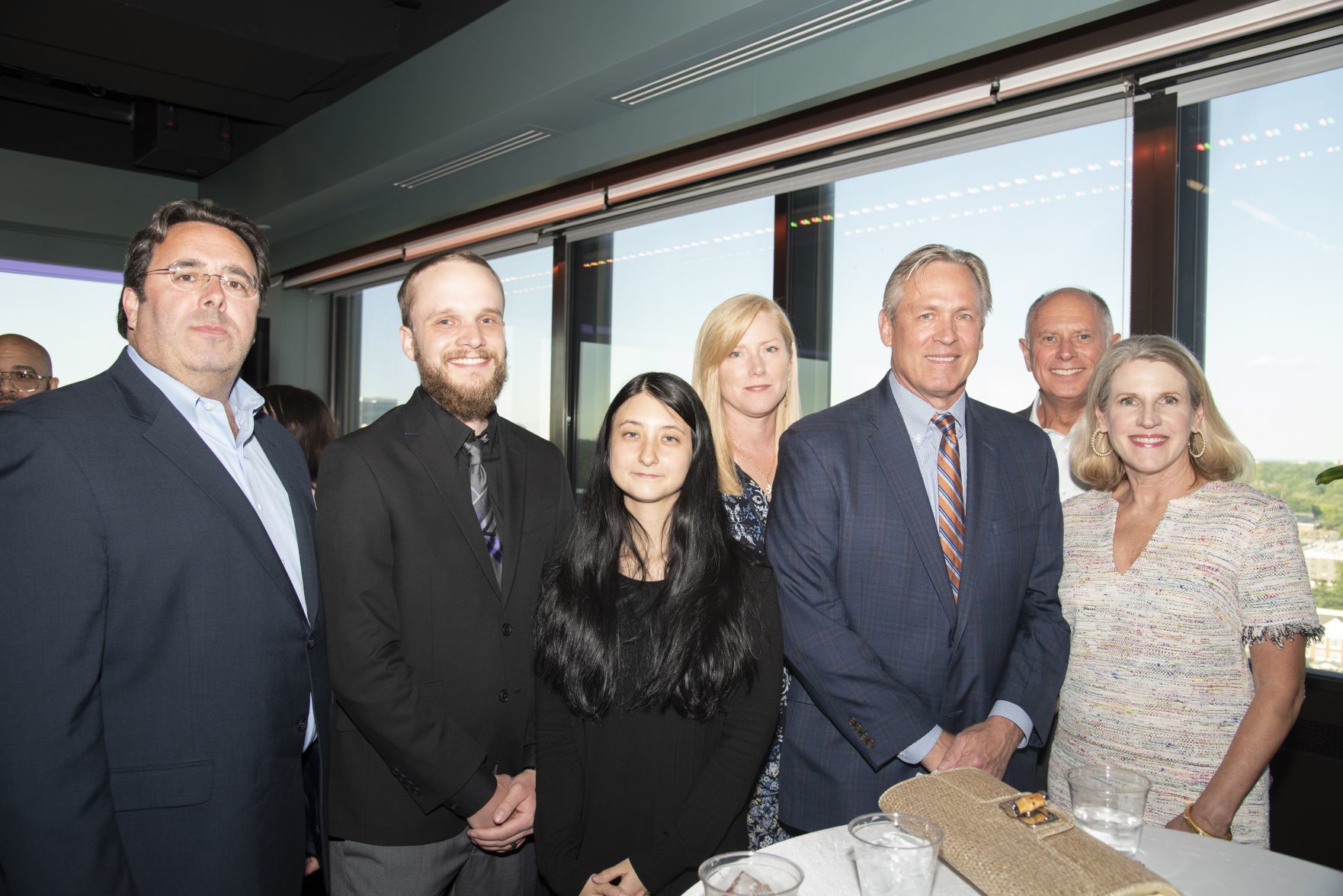 Chris Schroeder, Adam Swank, Waverly Pinkston, Jane and Bill Wallace, Randy and Gail Weller
